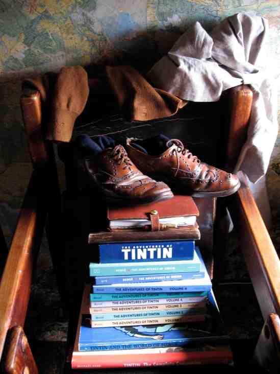 Tintin stuff (Art direction and photography-© 2013 Louise Graber)