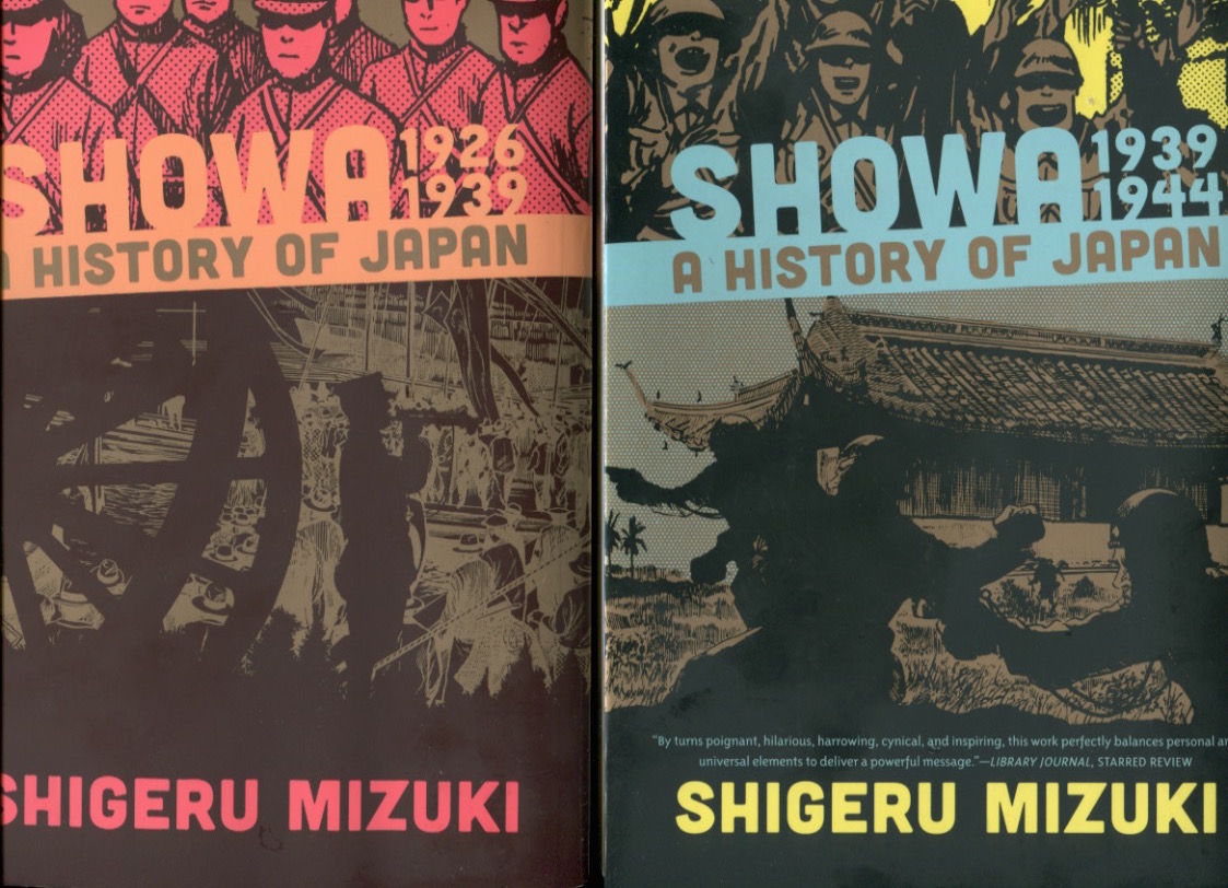 Japanese history gets the Mizuki mix of cartoons and realism-Vols.1 & 2