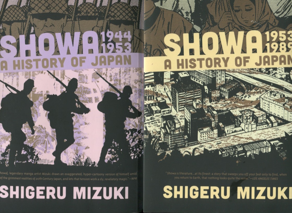 Japanese history gets the Mizuki mix of cartoons and realism-Vols.3 & 4